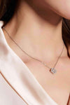 Moissanite Four Leaf Clover Pendant Necklace Moissanite - Tophatter Daily Deals