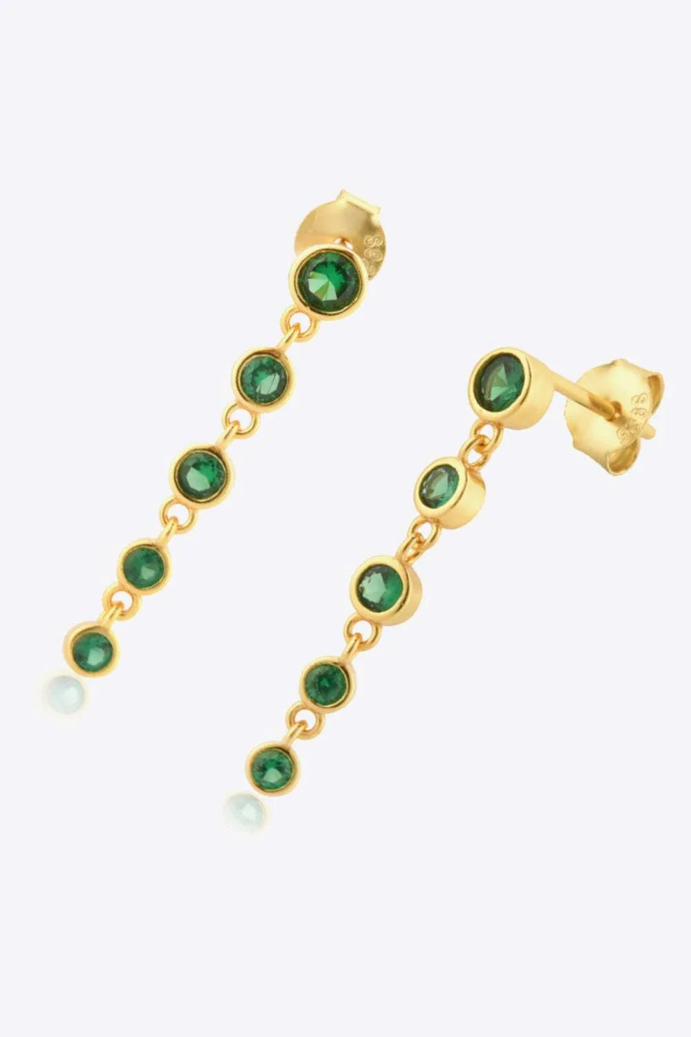 Inlaid Zircon 925 Sterling Silver Earrings Earrings - Tophatter Daily Deals