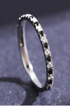 925 Sterling Silver Cubic Zirconia Ring Rings - Tophatter Daily Deals