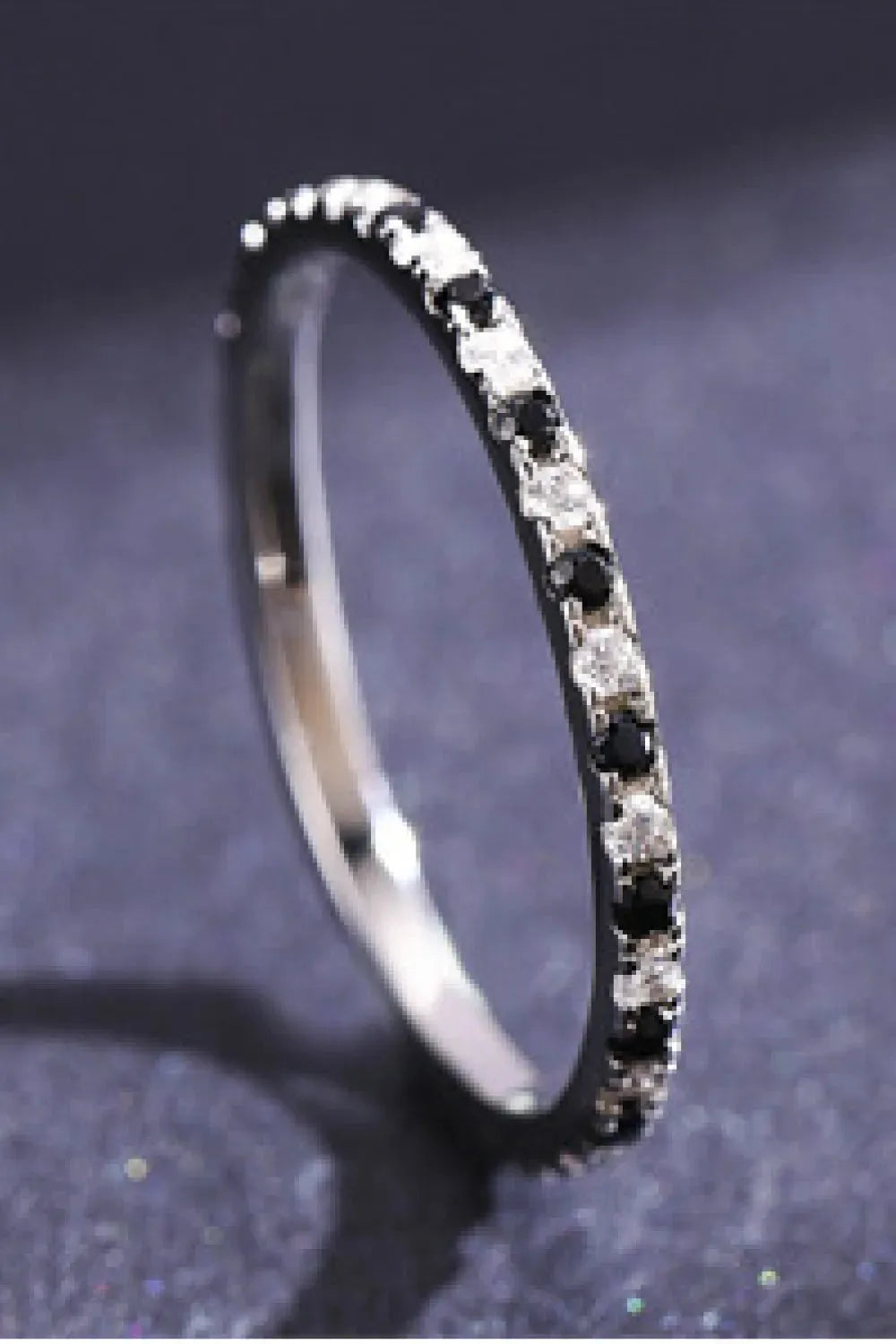 925 Sterling Silver Cubic Zirconia Ring Rings - Tophatter Daily Deals