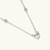 Moissanite 925 Sterling Silver Heart Necklace Moissanite - Tophatter Daily Deals