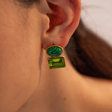 Geometric Stainless Steel Earrings Earrings - Tophatter Daily Deals