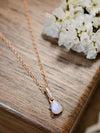 Moonstone Teardrop Pendant Necklace Moonstone One Size Moonstone - Tophatter Daily Deals