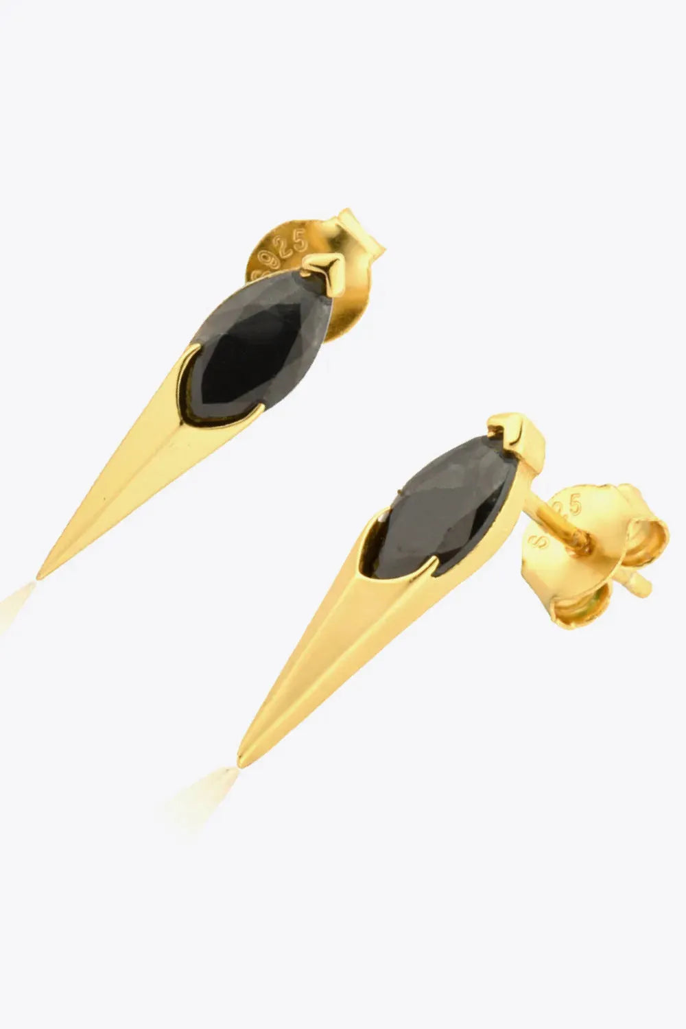 Zircon Decor 925 Sterling Silver Earrings Earrings - Tophatter Daily Deals