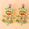 Christmas Tree Rhinestone Alloy Earrings Earrings - Tophatter Daily Deals
