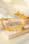 Butterfly-Shape Open Bracelet Bracelets - Tophatter Daily Deals