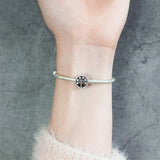 One Piece 925 Sterling Silver Bead Charm Bracelets - Tophatter Daily Deals