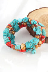 Layered Turquoise Bracelet Bracelets - Tophatter Daily Deals
