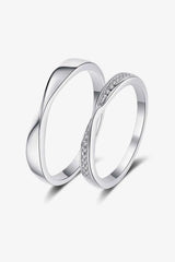 Minimalist 925 Sterling Silver Ring Women Moissanite - Tophatter Daily Deals