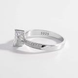 925 Sterling Silver Inlaid Zircon Ring Rings - Tophatter Daily Deals