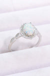 Just For You 925 Sterling Silver Opal Ring Opal - Tophatter Daily Deals