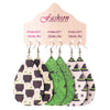 Halloween PU Teardrop Earrings Set Style C One Size Earrings - Tophatter Daily Deals