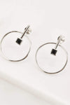 Zircon Decor 925 Sterling Silver Earrings Earrings - Tophatter Daily Deals