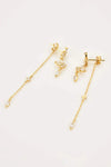 Inlaid Zircon 925 Sterling Silver Earrings Earrings - Tophatter Daily Deals