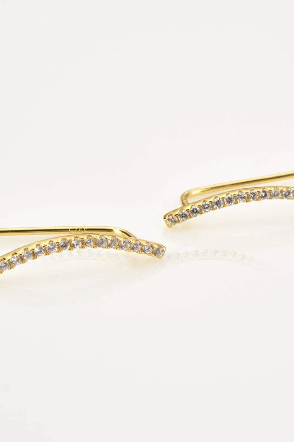 Zircon 925 Sterling Silver Earrings Earrings - Tophatter Daily Deals