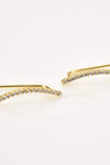 Zircon 925 Sterling Silver Earrings Earrings - Tophatter Daily Deals