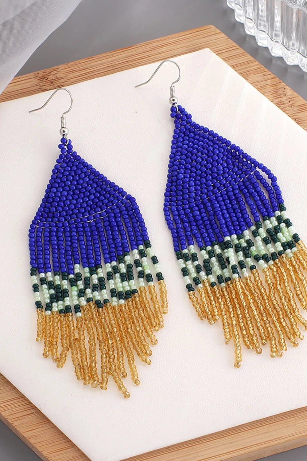 Beaded Dangle Earrings Earrings - Tophatter Daily Deals