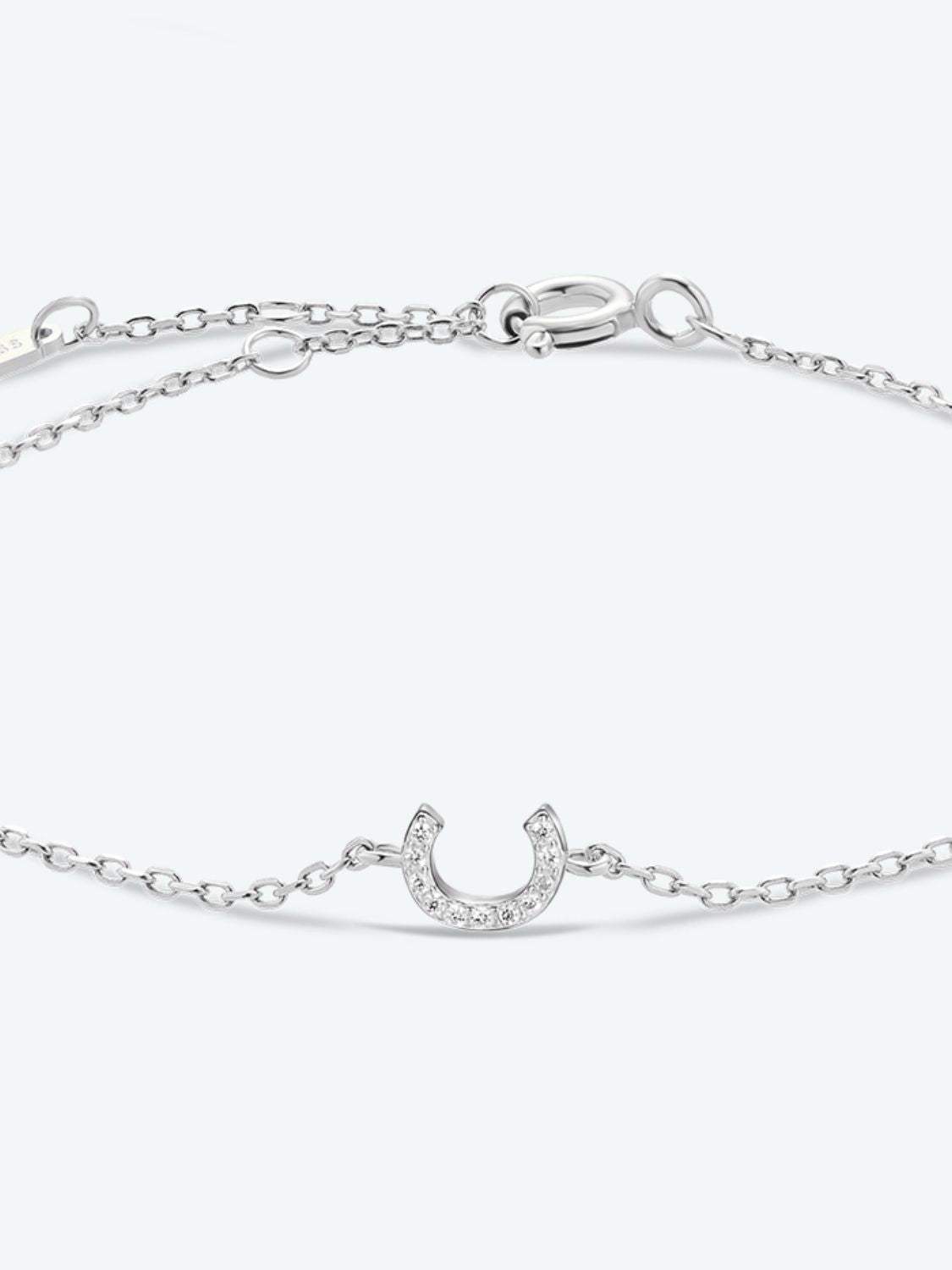 A To F Zircon 925 Sterling Silver Bracelet Bracelets - Tophatter Daily Deals