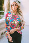 Round Neck Short Sleeve Blouse Blouses - Tophatter Daily Deals