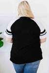 Plus Size Contrast Crisscross Tee Shirt Women's T-Shirts - Tophatter Daily Deals