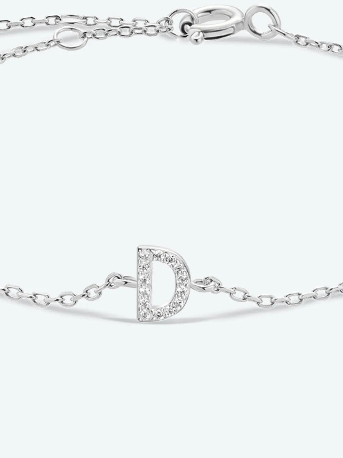 A To F Zircon 925 Sterling Silver Bracelet Bracelets - Tophatter Daily Deals