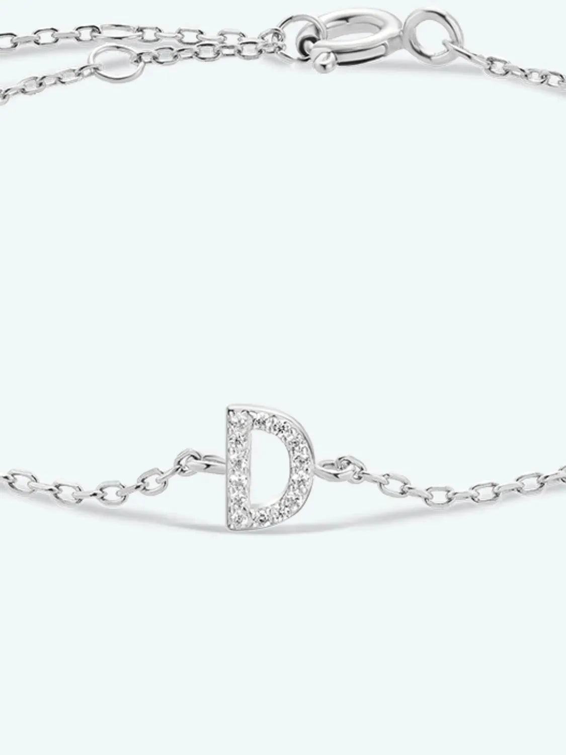 A To F Zircon 925 Sterling Silver Bracelet Bracelets - Tophatter Daily Deals