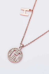 Moissanite A to J Pendant Necklace Moissanite - Tophatter Daily Deals