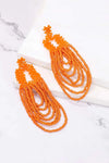 Beaded Dangle Earrings Earrings - Tophatter Daily Deals