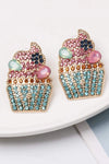 Cupcake Shape Acrylic Dangle Earrings Earrings - Tophatter Daily Deals