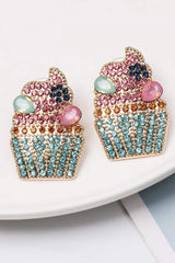 Cupcake Shape Acrylic Dangle Earrings Earrings - Tophatter Daily Deals