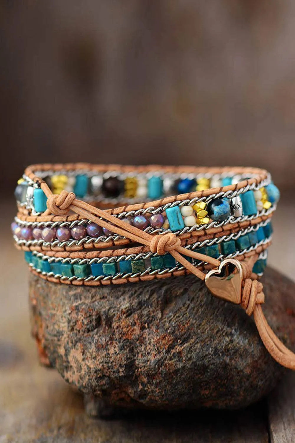 Heart Layered Bracelet Bracelets - Tophatter Daily Deals