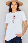 Simply Love Full Size Astronaut Graphic Cotton T-Shirt Women's T-Shirts - Tophatter Daily Deals