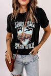 ROAM FREE STAY WILD Graphic Tee - Tophatter Daily Deals