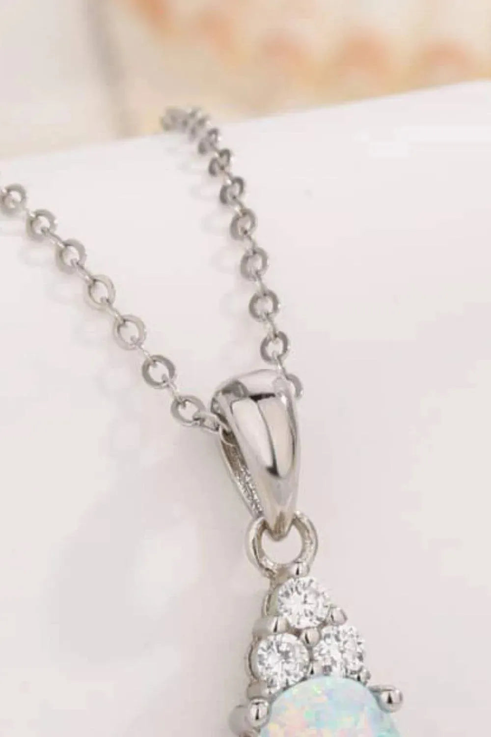 Find Your Center Opal Pendant Necklace Opal - Tophatter Daily Deals