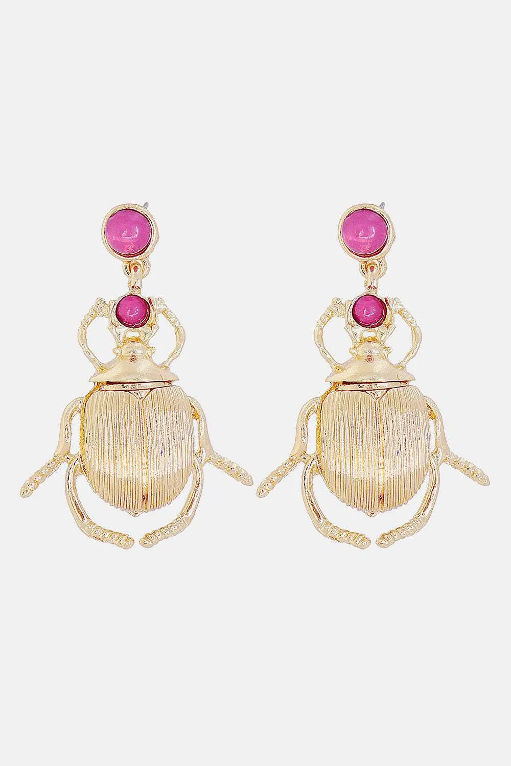 Bug Shape Dangle Earrings Gold One Size Earrings - Tophatter Daily Deals