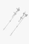Inlaid Zircon 925 Sterling Silver Earrings Earrings - Tophatter Daily Deals