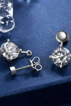 Adored 4 Carat Moissanite Drop Earrings Moissanite - Tophatter Daily Deals