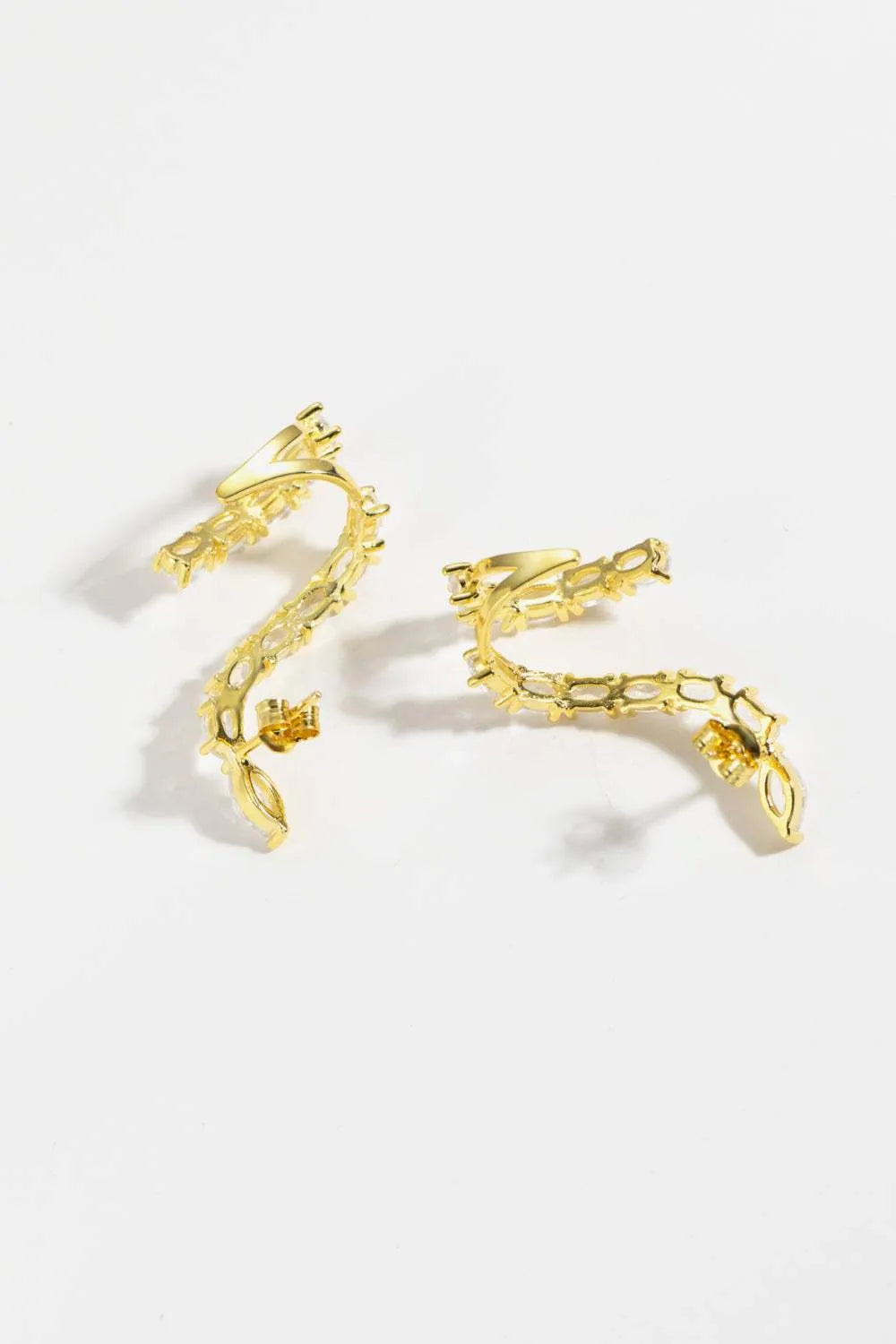 Zircon 925 Sterling Silver Earrings Earrings - Tophatter Daily Deals