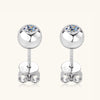 Moissanite 925 Sterling Silver Stud Earrings Moissanite - Tophatter Daily Deals