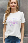 Simply Love Full Size CHASE YOUR DREAMS Graphic Cotton Tee Women's T-Shirts - Tophatter Daily Deals