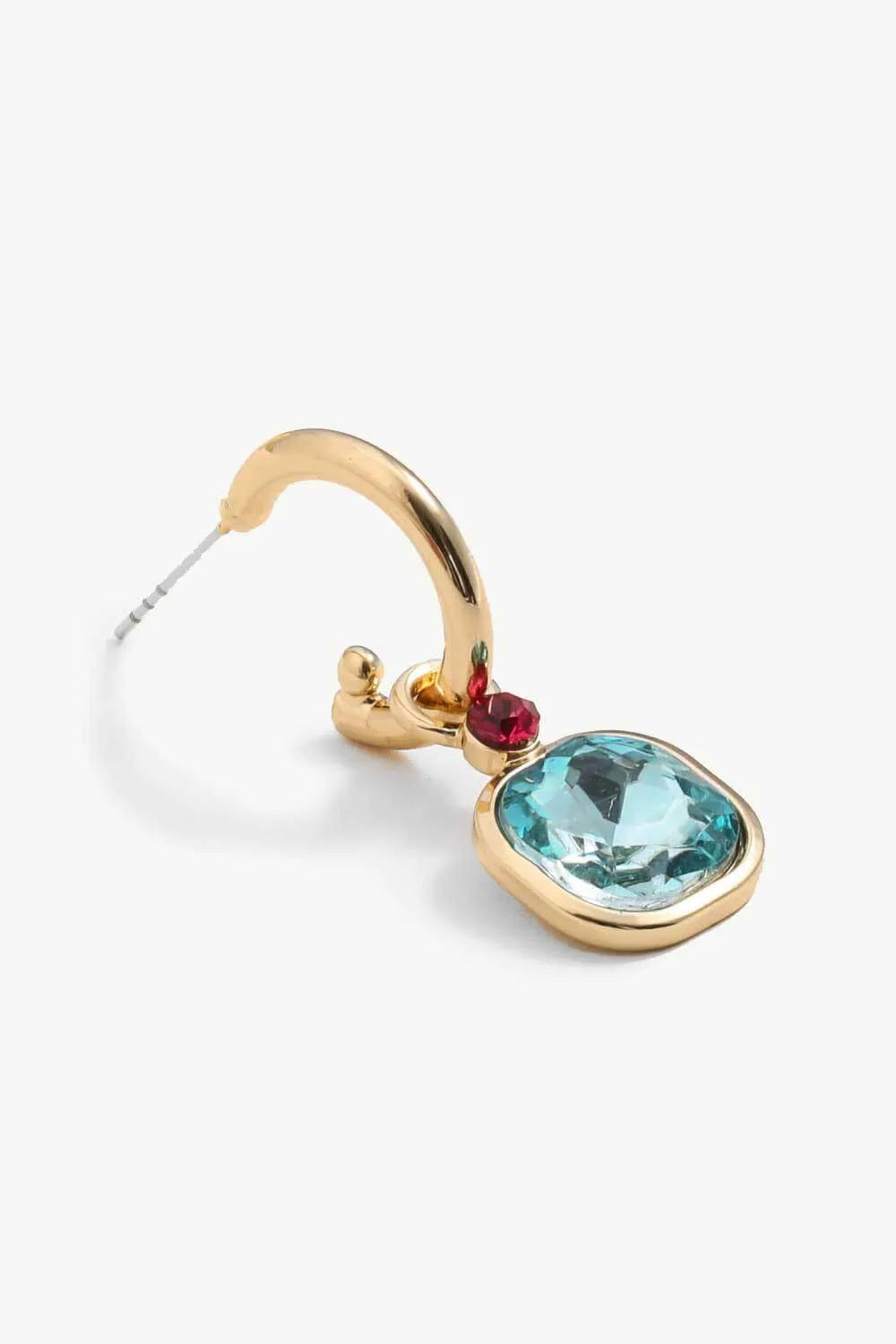 Crystal C-Hoop Drop Earrings Earrings - Tophatter Daily Deals