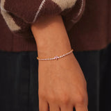 Heart Shape Inlaid Zircon 18K Gold-Plated Bracelet Bracelets - Tophatter Daily Deals