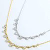 Inlaid Zircon 925 Sterling Silver Necklace Necklaces - Tophatter Daily Deals