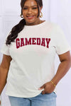 Simply Love Full Size GAMEDAY Graphic Cotton Tee Women's T-Shirts - Tophatter Daily Deals