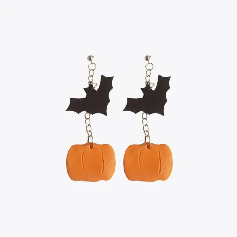 Halloween Theme Dangle Earrings Style B One Size Earrings - Tophatter Daily Deals