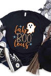 Round Neck Short Sleeve Ghost Graphic T-Shirt Women's T-Shirts - Tophatter Daily Deals