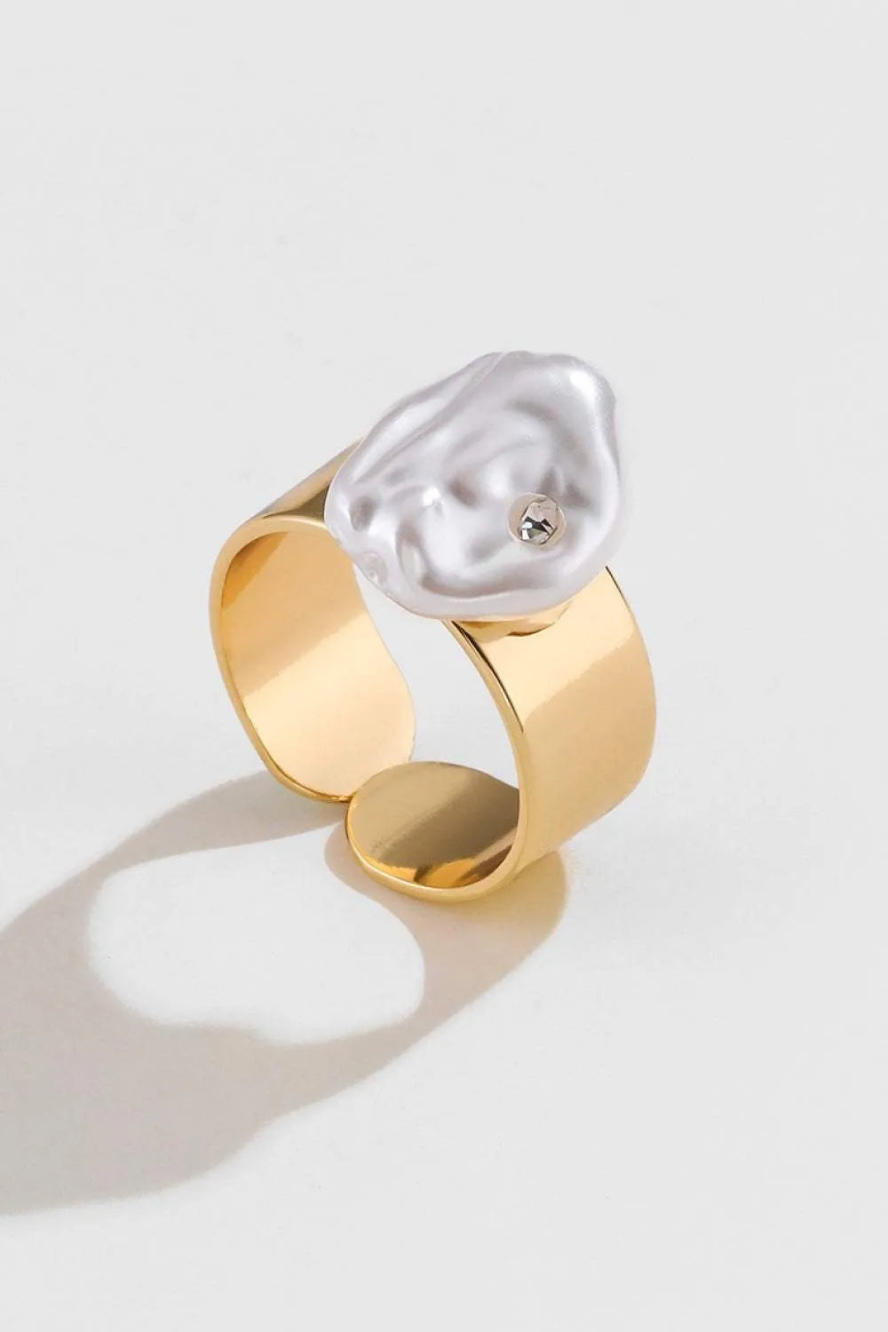 18K Gold Plated Adjustable Ring Rings - Tophatter Daily Deals