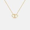 Heart Shape Spring Ring Closure Necklace Gold One Size Necklaces - Tophatter Daily Deals