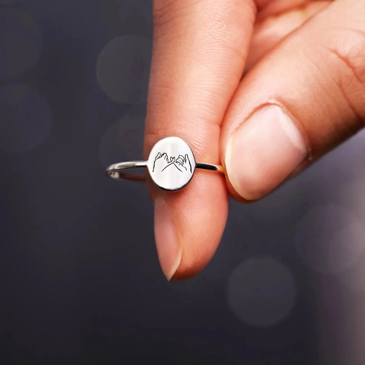 925 Sterling Silver Engraved Ring Rings - Tophatter Daily Deals