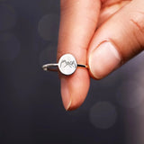 925 Sterling Silver Engraved Ring Rings - Tophatter Daily Deals